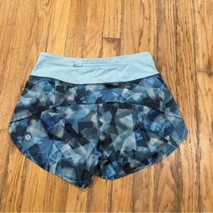 lululemon speed up lined shorts